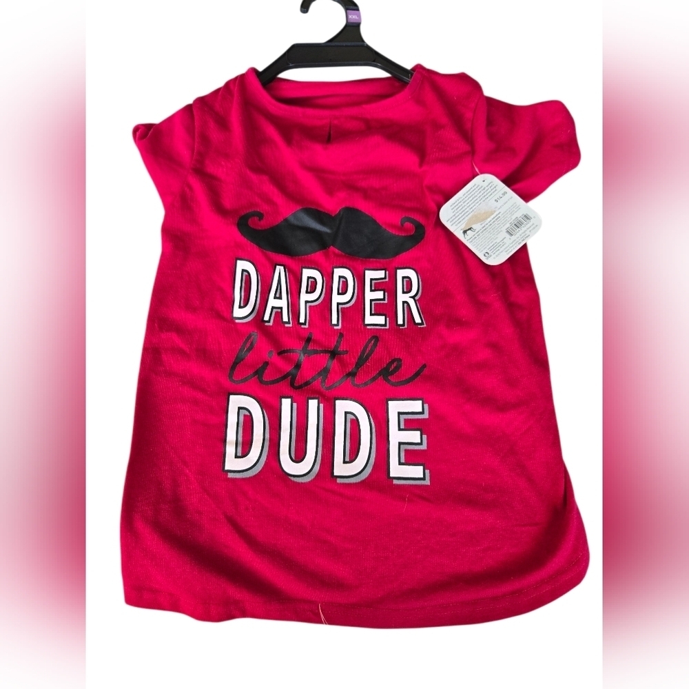 NWT Bond Red Dapper Little Dude T-Shirt XXL